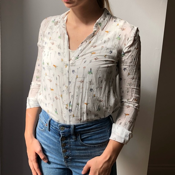 Orsay Beautiful flower-patterned Blouse - Picture 1 of 4